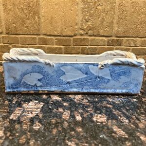 Gorgeous Studio Pottery Piece in Blue and White